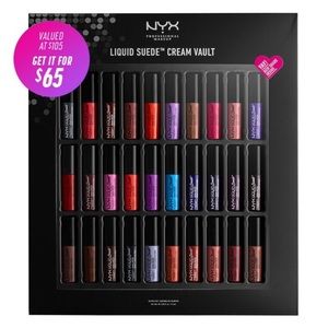 30 piece💄 set - NYX Professional Makeup Liquid Suede Cream Vault